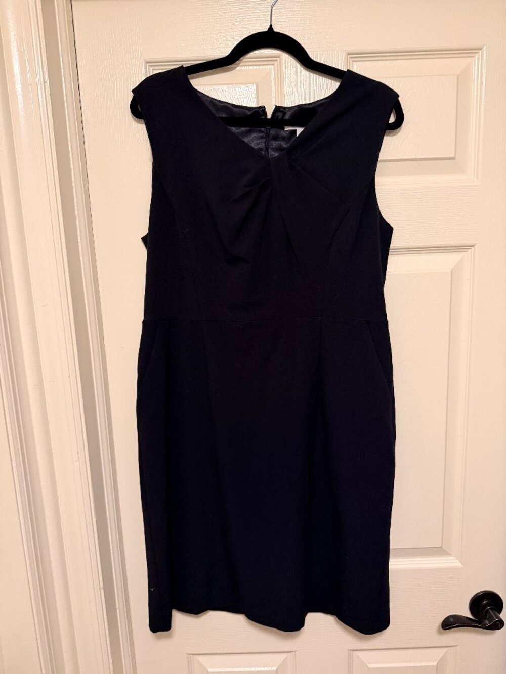 New York & Co Stretch Sheath Size 12 Black